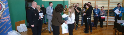 Udział Gabrieli Czarneckiej w powiatowym konkursie o bezpieczeństwie