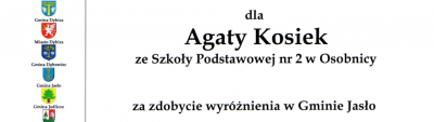 Wyróżnienie Agaty Kosiek w konkursie fotograficznym