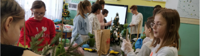Warsztaty robienia stroików świątecznych