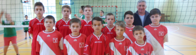 I miejsce drużyny chłopców na zawodach rejonowych w Krośnie